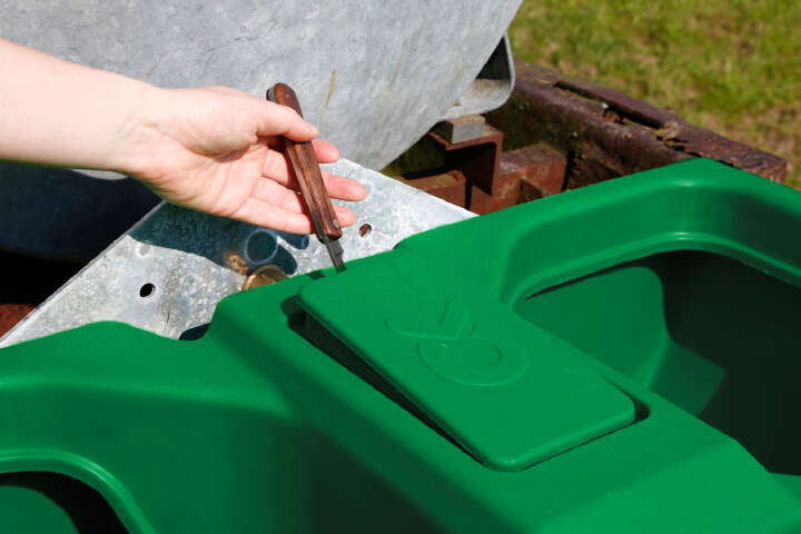 KERBL Doppel-Schwimmertränke S60 für Weidefassanbau